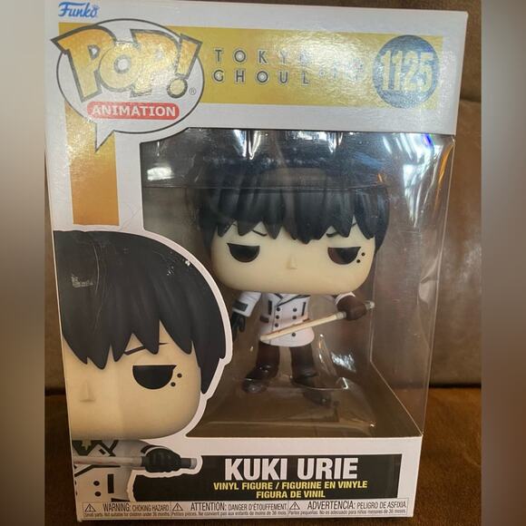New In Box Funko Pop Kuki Urie 1125 Animation Vinyl Tokyo Ghoul - Picture 1 of 6